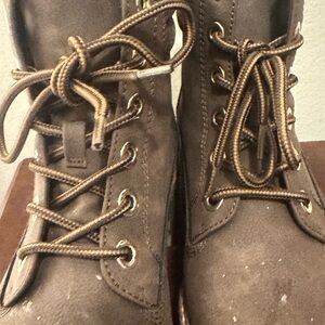 Limelight Dark Brown Combat Boots